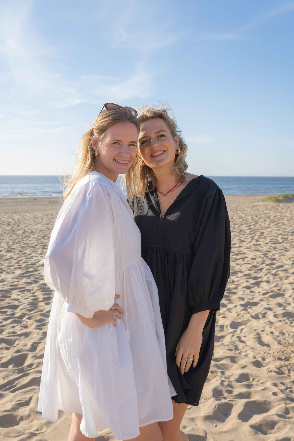 Witte katoenen jurk - White Tide