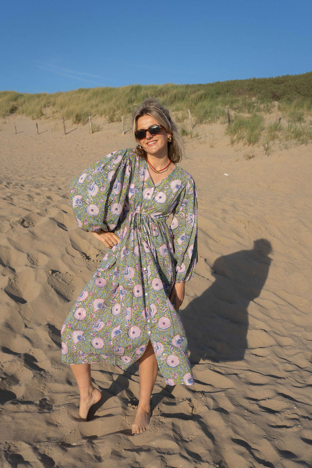 Midi jurk - Wildflora