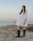 Witte katoenen jurk - White Tide