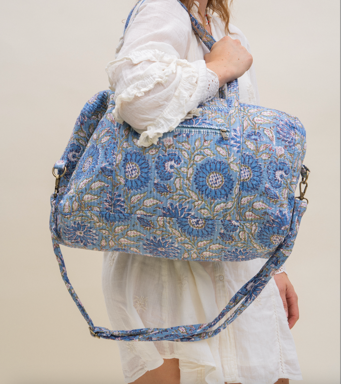 Weekendtas Blue Bloom